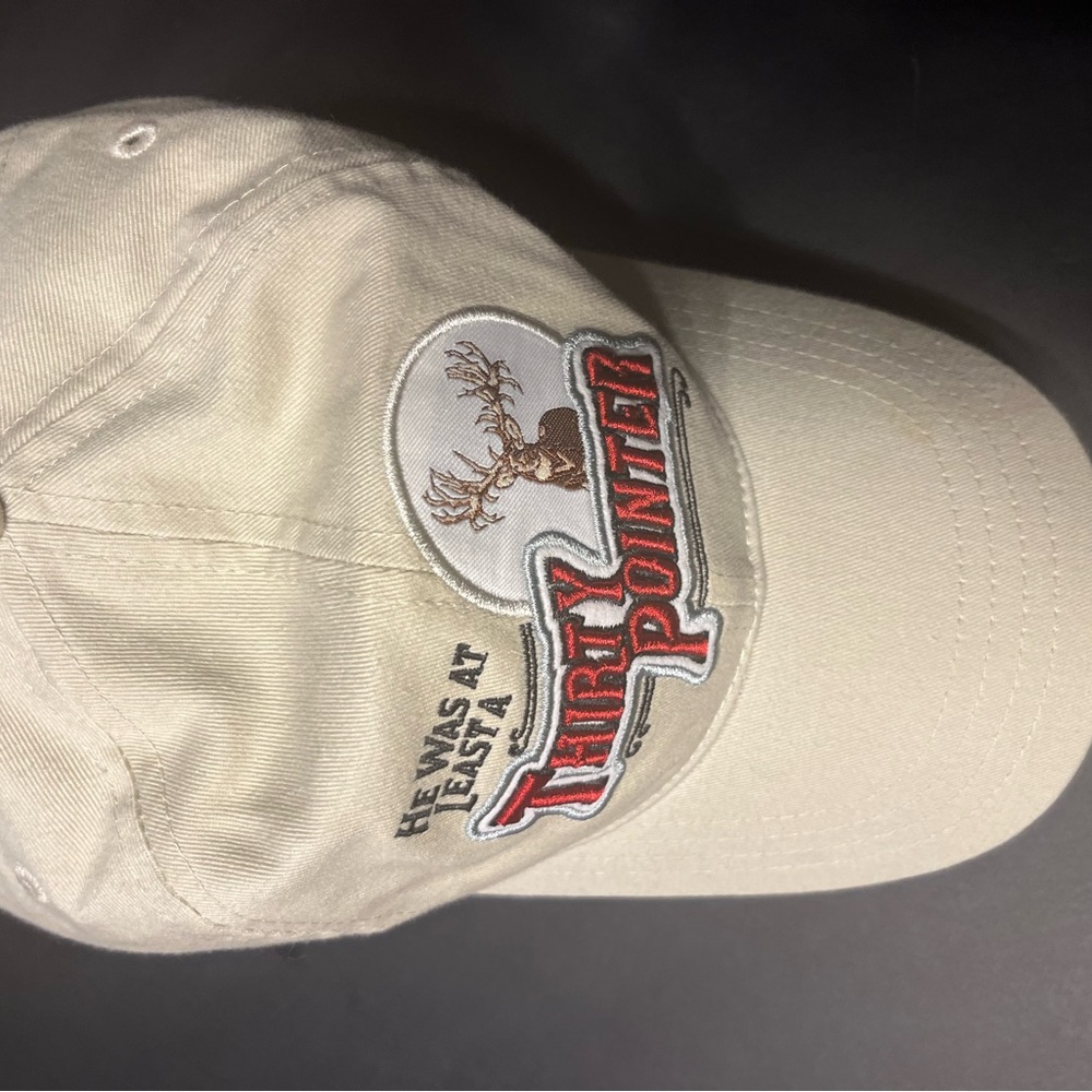 Thirty Pointer Beige Cap